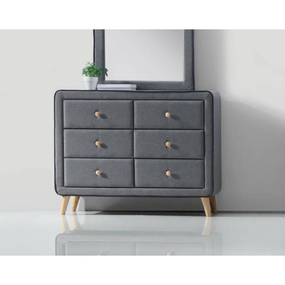 ACME Valda Dresser in Light Gray Fabric-Boyel Living